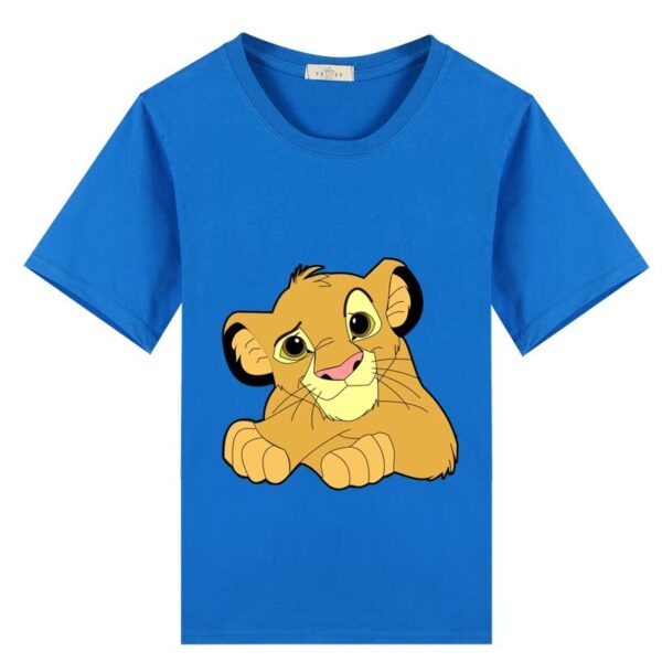2-8T copii băieți și fete T 100% bumbac leu Tricou Tricouri copii Tricouri băieți Îmbrăcăminte haine pentru copii Top de vară - imagine 2