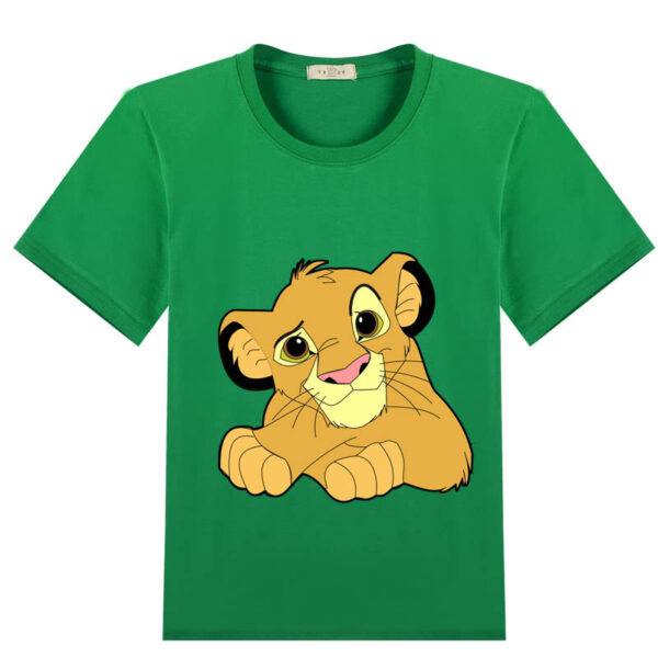 2-8T copii băieți și fete T 100% bumbac leu Tricou Tricouri copii Tricouri băieți Îmbrăcăminte haine pentru copii Top de vară - imagine 3