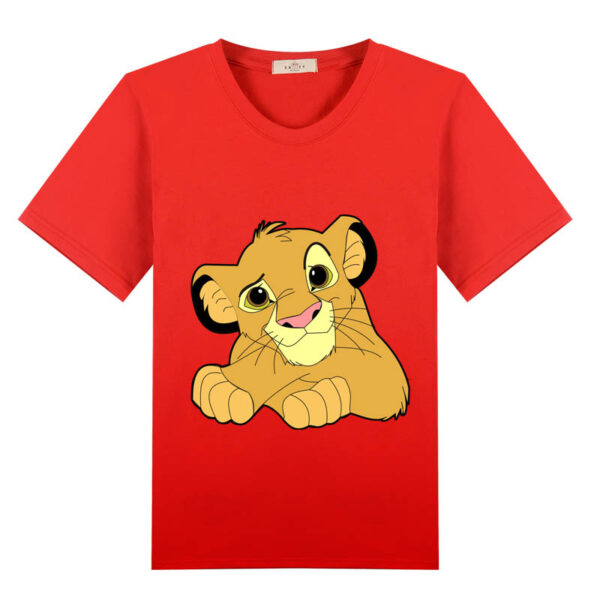 2-8T copii băieți și fete T 100% bumbac leu Tricou Tricouri copii Tricouri băieți Îmbrăcăminte haine pentru copii Top de vară - imagine 4