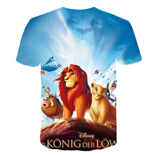2019 NOU Regatul de film Regele Leu Regele Simba 3D Haine pentru copii Băiat / fată copii Tricou casual Haine cu mânecă scurtă - imagine 4