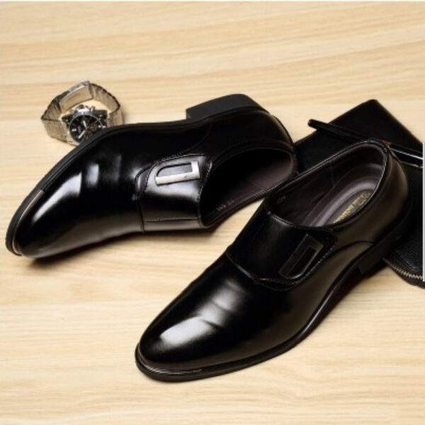 2019 Noua Modă pentru bărbați în stil britanic cu vârf de nuntă Afaceri din piele pantofi rochii formale de vară pantofi Oxfords bărbați u90 - imagine 3
