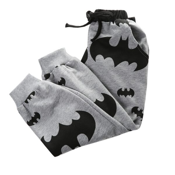 Baby Boys Kids Pants Casual Cartoon Batman Printed Pants Children Sweatpants Children Trousers - imagine 5