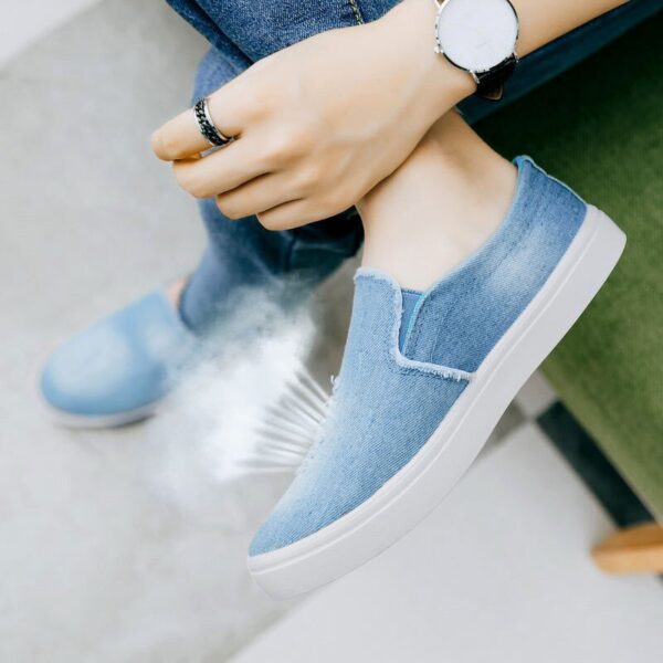 Modă 2019 Pânză Pantofi Solid Bărbați Denim Pantofi Pantaloni Casuali Bărbați Pantofi Pantofi Pantofi Pantofi Pantofi Transpiranți În Mocasini Chaussure Homme - imagine 2