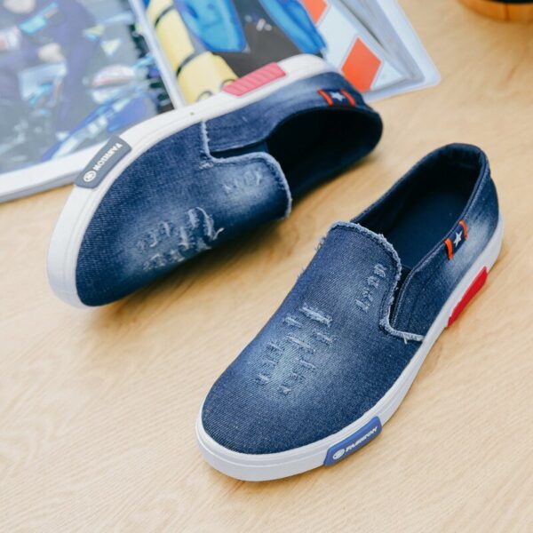 Modă 2019 Pânză Pantofi Solid Bărbați Denim Pantofi Pantaloni Casuali Bărbați Pantofi Pantofi Pantofi Pantofi Pantofi Transpiranți În Mocasini Chaussure Homme - imagine 6