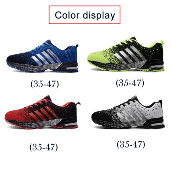 Încălțăminte pentru bărbați de moda pantofi de alergare respirabil portabil 46 adidași de dimensiuni mari confortabile de mers pe jos jogging pantofi casual 48 - imagine 4