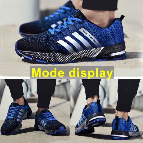 Încălțăminte pentru bărbați de moda pantofi de alergare respirabil portabil 46 adidași de dimensiuni mari confortabile de mers pe jos jogging pantofi casual 48 - imagine 6