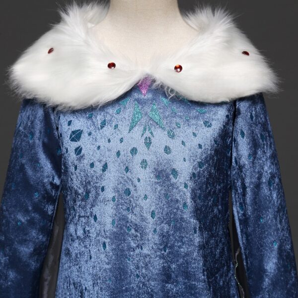 Elsa frozen rochie noua zapada costume de carnaval pentru copii cosplay rochii printesa - imagine 5