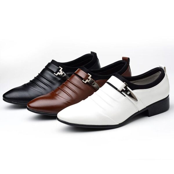 Bărbați Pantofi Piele Genuină Pantofi Casual Vară Bărbați Mocasini Piele Bărbați Rochie Formală Cu Vârful Oxford Pantofi Mocassin Homme 2020 - imagine 6