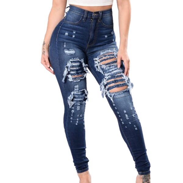 Puimentiua Fashion Casual Pantaloni denim din piele scurtă Femei cu pantaloni denim cu talie înaltă Femei Nou