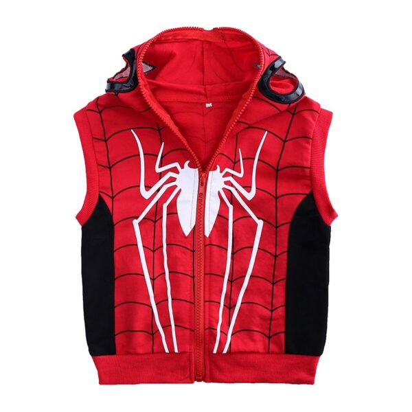 Seturi de îmbrăcăminte pentru copii Spiderman Costum sport din bumbac Costum Cosplay pentru copii Spiderman Cool 3buc Bucătărie Haine pentru copii - imagine 3