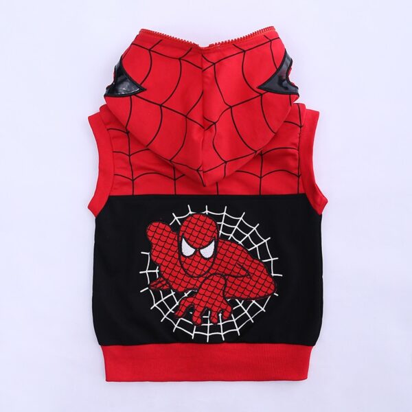 Seturi de îmbrăcăminte pentru copii Spiderman Costum sport din bumbac Costum Cosplay pentru copii Spiderman Cool 3buc Bucătărie Haine pentru copii - imagine 4