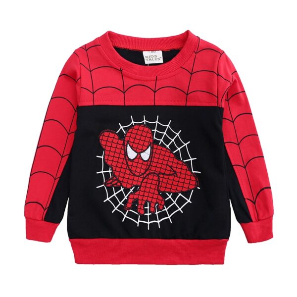 Seturi de îmbrăcăminte pentru copii Spiderman Costum sport din bumbac Costum Cosplay pentru copii Spiderman Cool 3buc Bucătărie Haine pentru copii - imagine 5