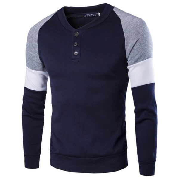Zogaa Bărbați Pulover de Toamnă Primăvară Manșon Lung Pulover Bumbac Bărbați Casual Solid Slim Fit Pulover stil chinezesc Îmbrăcăminte - imagine 2