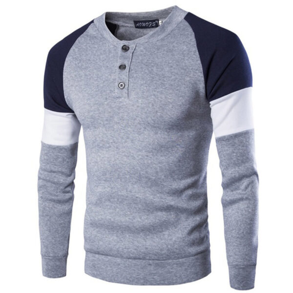 Zogaa Bărbați Pulover de Toamnă Primăvară Manșon Lung Pulover Bumbac Bărbați Casual Solid Slim Fit Pulover stil chinezesc Îmbrăcăminte - imagine 3