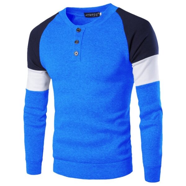 Zogaa Bărbați Pulover de Toamnă Primăvară Manșon Lung Pulover Bumbac Bărbați Casual Solid Slim Fit Pulover stil chinezesc Îmbrăcăminte - imagine 4