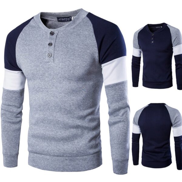 Zogaa Bărbați Pulover de Toamnă Primăvară Manșon Lung Pulover Bumbac Bărbați Casual Solid Slim Fit Pulover stil chinezesc Îmbrăcăminte