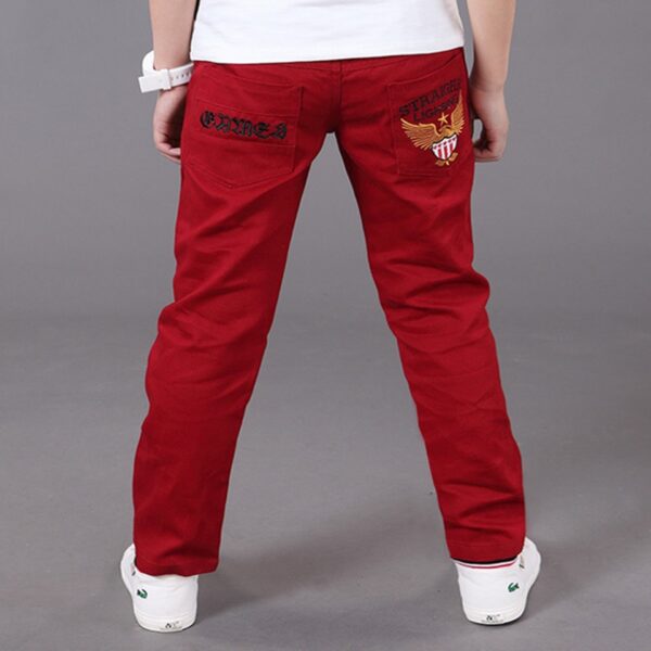 Pantaloni pentru copii băieți blugi 2019 casual Pantaloni de talie elastică din bumbac mijloc cu talie elastică pentru blugi băieți copii Îmbrăcăminte pantaloni - imagine 3