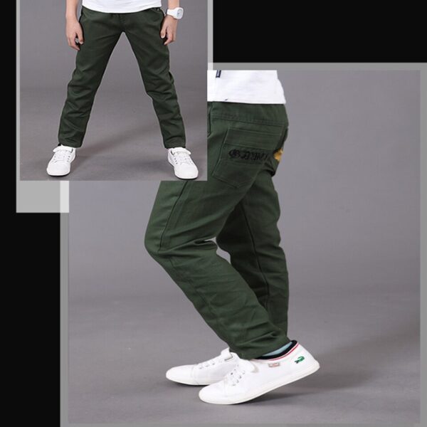 Pantaloni pentru copii băieți blugi 2019 casual Pantaloni de talie elastică din bumbac mijloc cu talie elastică pentru blugi băieți copii Îmbrăcăminte pantaloni - imagine 5