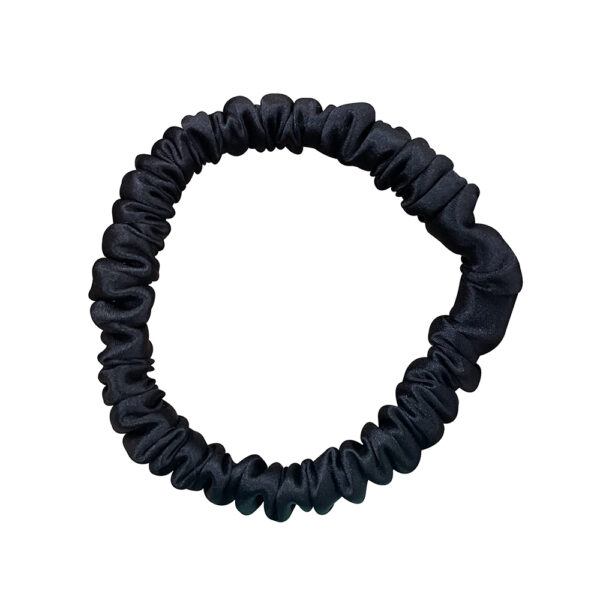 Elastic pentru Păr din Mătase Naturală Pură Mulberry 100% 22 Momme - imagine 2